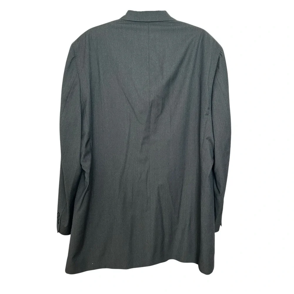 Cremieux Loro Piana Blazer Jacket Blue 100% Wool Size 46L‎ Men's Suit #HR-2